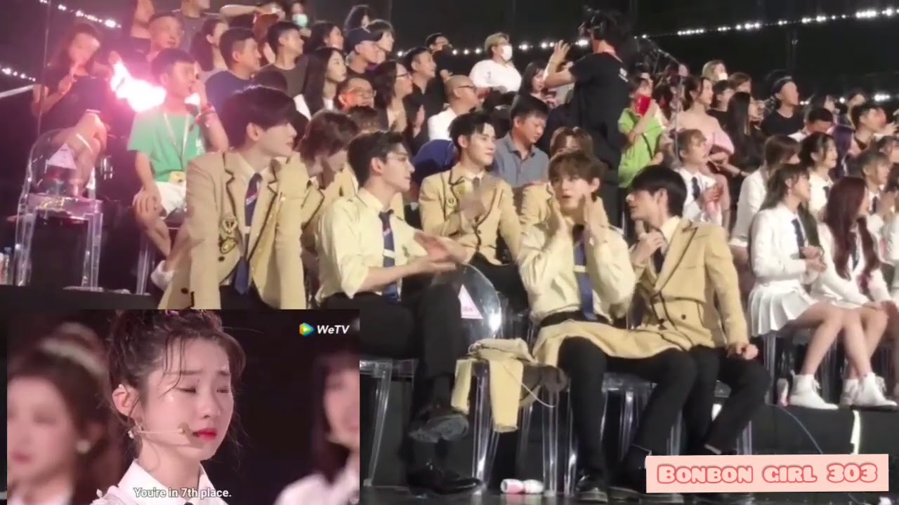 Fancam R1SE Reaction Zhang Yifan Debut Bonbon Girl 303