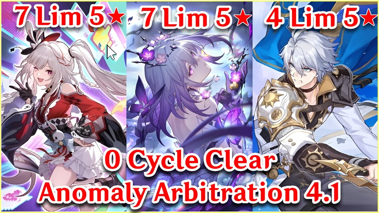Anomaly Arbitration 0 Cycle Clear Showcase! Ft. Sparxie Castorice Phainon | Honkai Star Rail 4.1