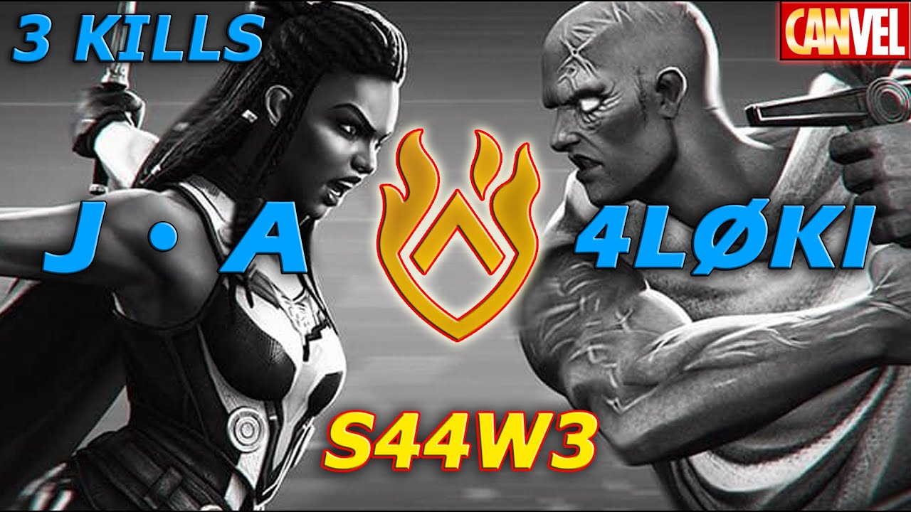 AW: ¤J•A¤ vs. 4LØki | S44W3 | 3 Dövüş | GECE MAYMUNU SAHADA - Marvel Contest of Champions