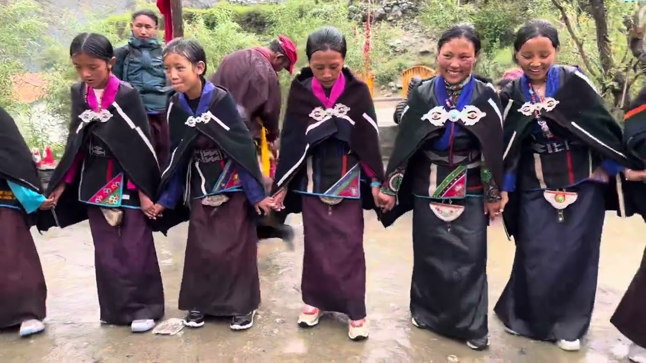 Dolpo Traditional Zhabdro by Bentsang Shingmen Sisters and Brothers August/9/2023🌹❤️🌹