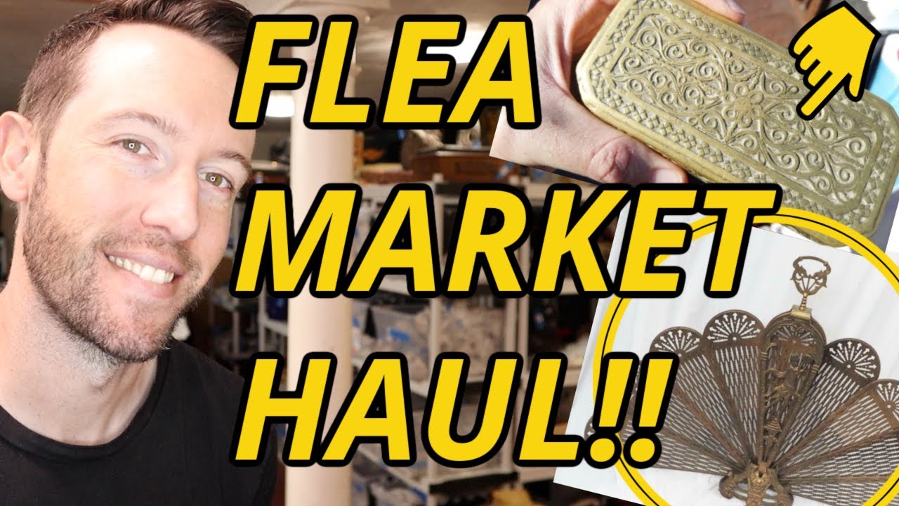 Flea Market Finds! Don't Forget the Brass and Copper! Buying Reselling Flipping Online! Haul Video!
