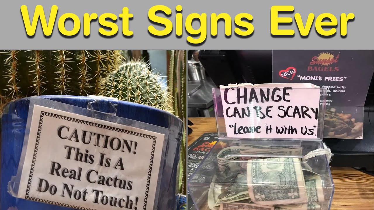 Worst Signs Ever That Somehow Turned Into Comedy Gold 😂|| Daily Humor