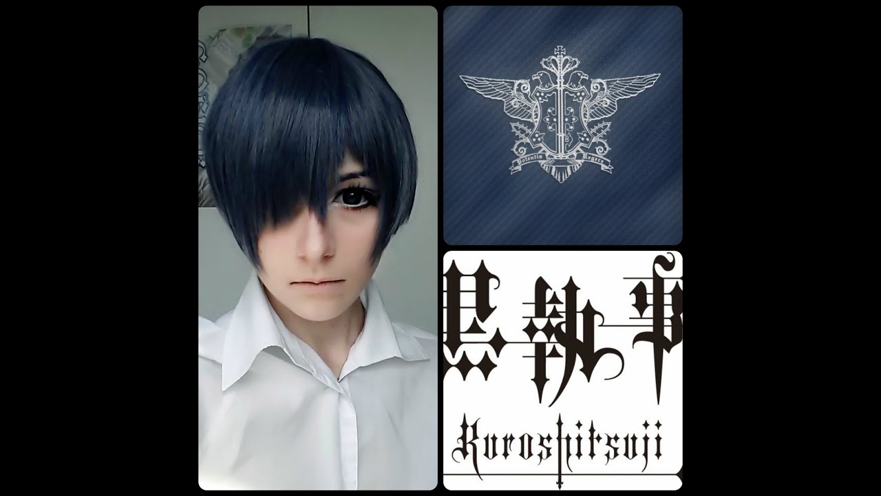 Ciel Phantomhive cosplay make-up tutorial - Kuroshitsuji