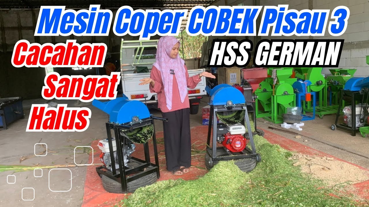 MESIN COPER SERI COBEK EMANG PALING HALUS !!! Mesin Chpper Cobek 3 Mata Pisau HSS #mesinchopper 