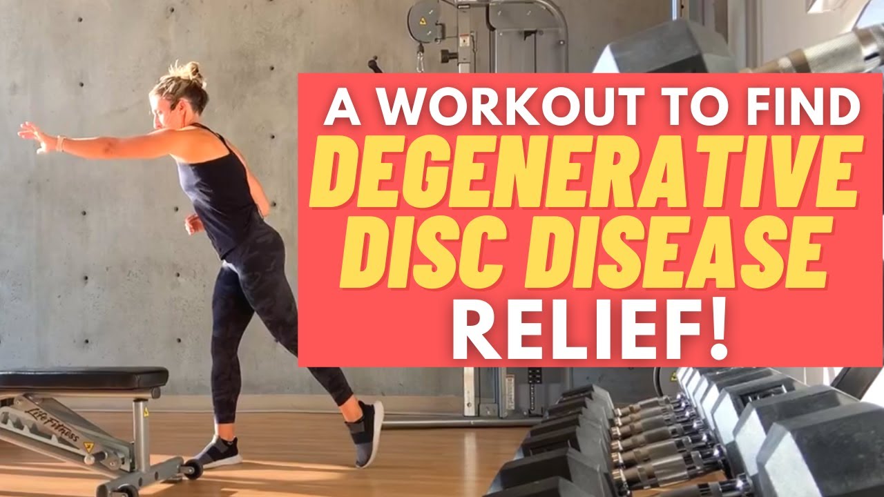 The EXERCISES you need to get STRONG with DEGENERATIVE DISC DISEASE | DISC PAIN RELIEF