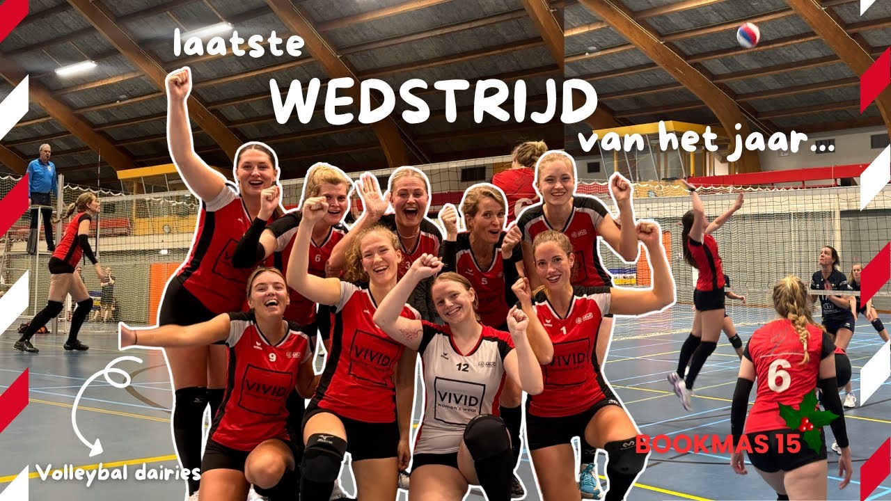 de laatste WEDSTRIJD van het seizoen // bookmas dag 15 🏐✨
