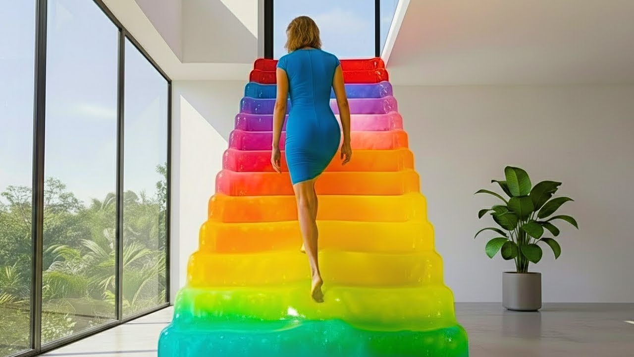 Which Crazy Staircase Would You Choose? 😱✨ Ultimate Oddly Satisfying AI ASMR