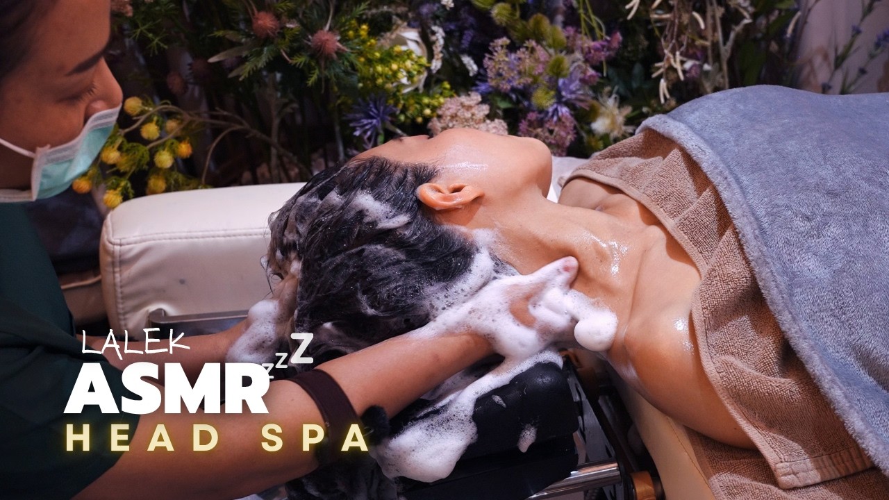 Deep Healing Head Spa with the BEST NECK Massage | ASMR Real Spa