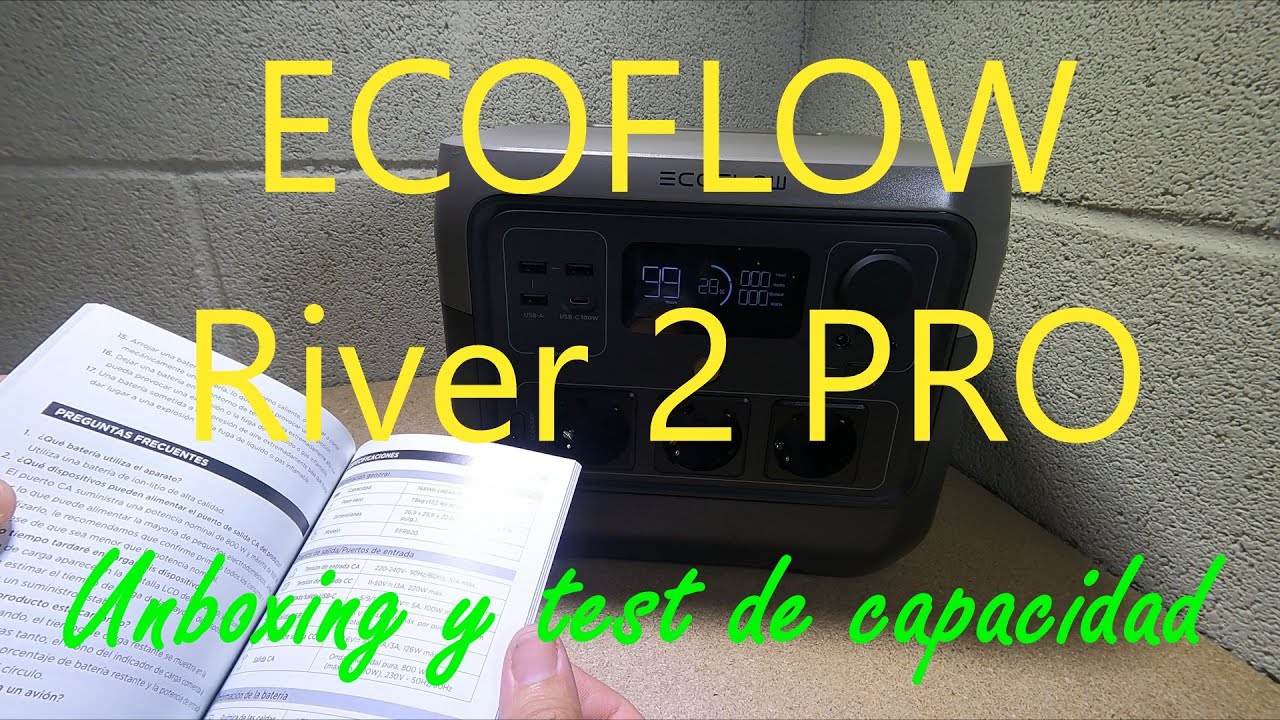 ECOFLOW RIVER 2 PRO 768Wh y 800W de Inversor. ¿ Rival para BLUETTI y ALLPOWERS ?