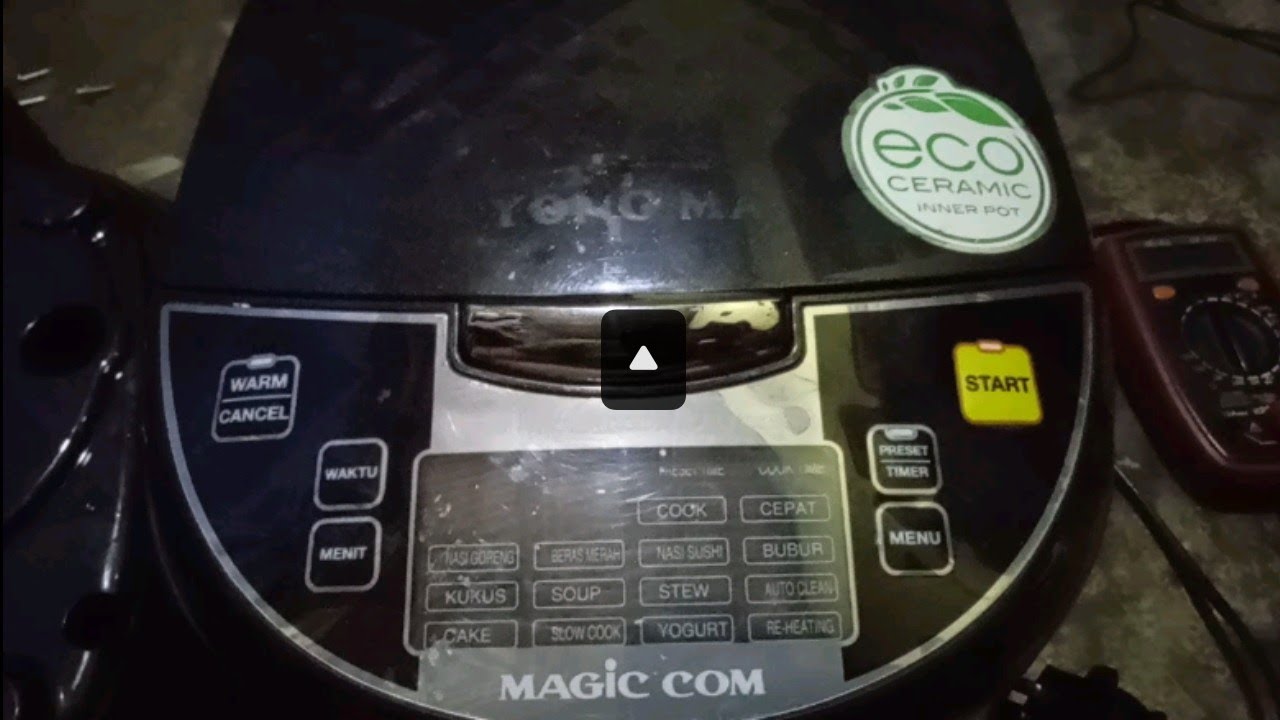 Magic Com Yongma SMC 8027 kode error E1 atau E2 ini penyebabnya..
