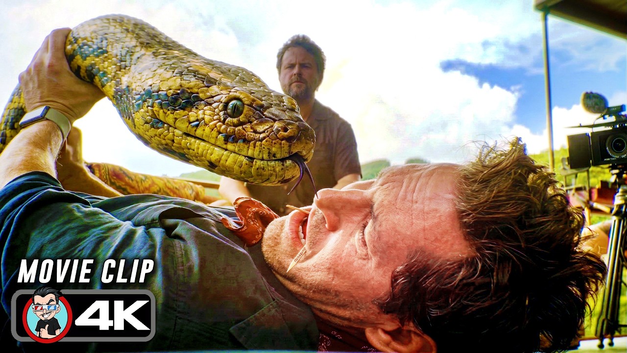 Giant Snake Vs Paul Rudd Scene | ANACONDA (2025) Movie CLIP 4K