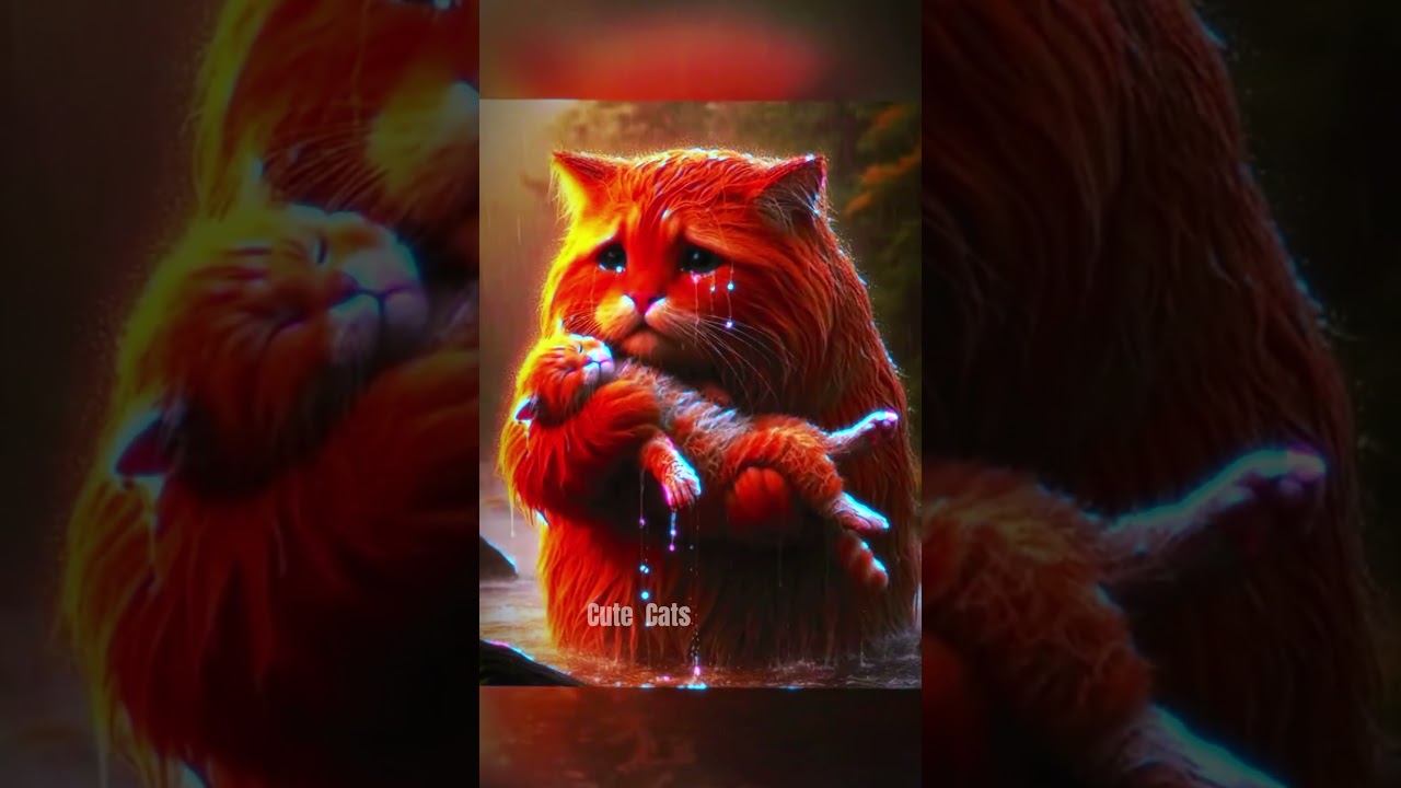 Cat sed story 😞💔#ai #cute #cats #story