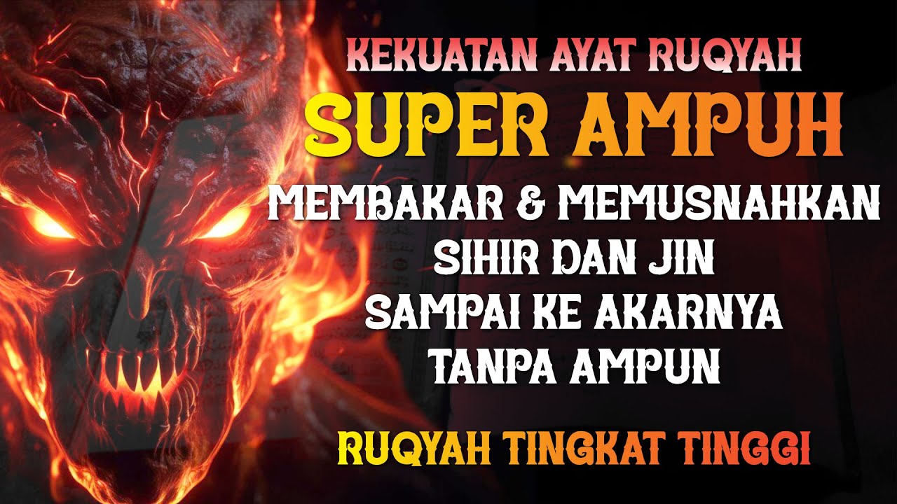 AYAT RUQYAH SUPER AMPUH | MEMUSNAHKAN SIHIR & JIN SAMPAI KE AKARNYA |  الرقية الشرعية