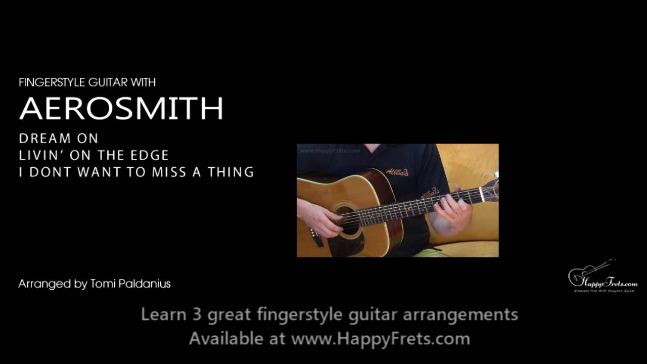 Fingerstyle Guitar With Aerosmith DVD at HappyFrets.com (AS-024)