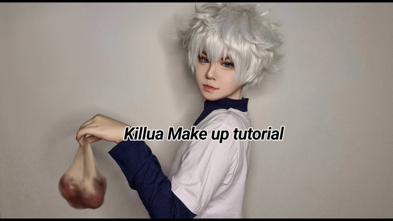 Killua Zoldyck Cosplay Make up tutorial 【Hunter X Hunter】