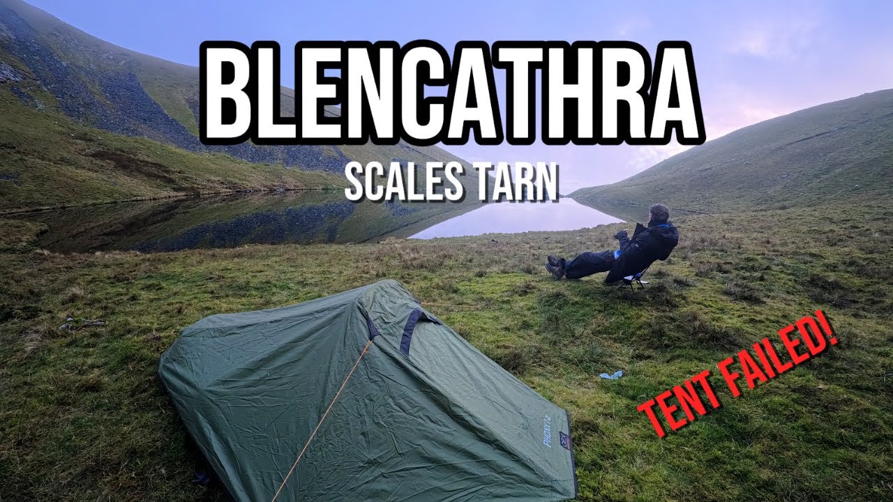 WINTER CAMPING AT BLENCATHRA (Tent Failed)