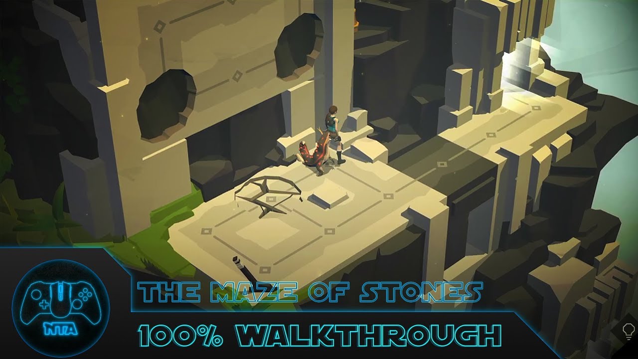 Lara Croft Go - The Maze Of Stones - 100% Walkthrough