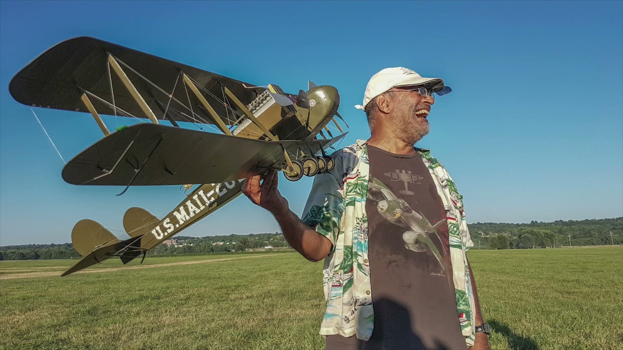 54” Rubber-Powered Martin MB-1 - Trim Flights
