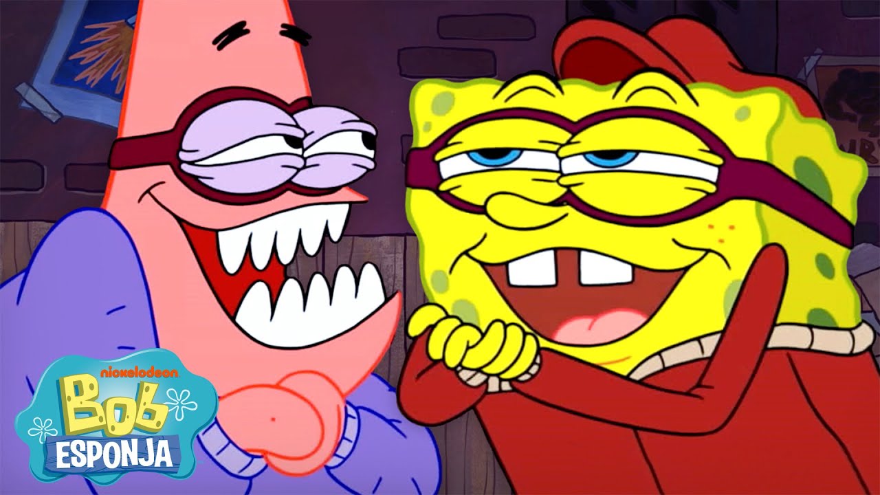 Bob Esponja | Os Momentos Mais ASTUTOS do Bob Esponja! 🤫 | Compilação de 60 Minutos | Português