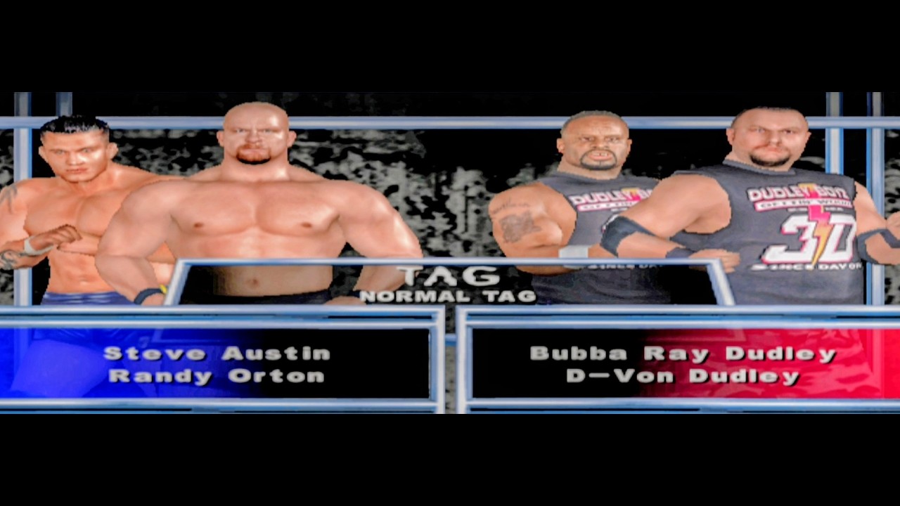 Steve Austin & Randy Orton Vs Dudley Boyz | Tag Team Match | Wwe SmackDown HCTP |