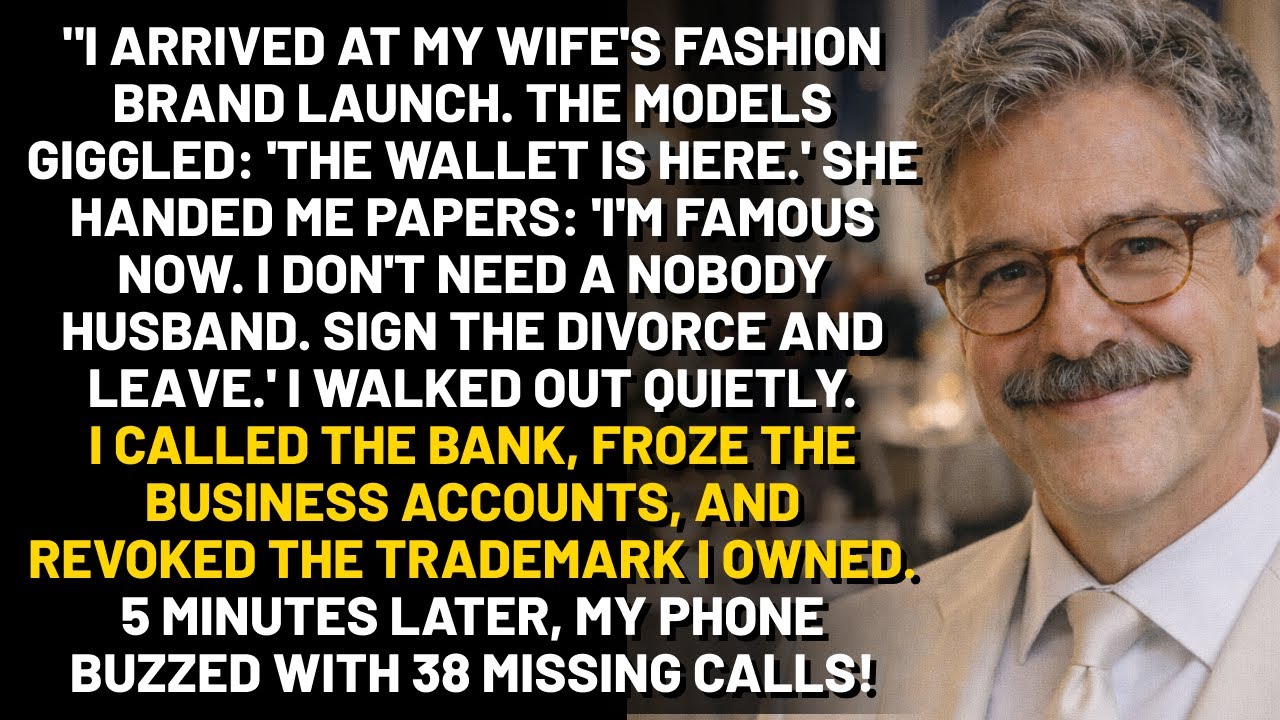 My Wife Dumped Me At Her Brand Launch. I Froze Her Assets. Then The Police Arrived...