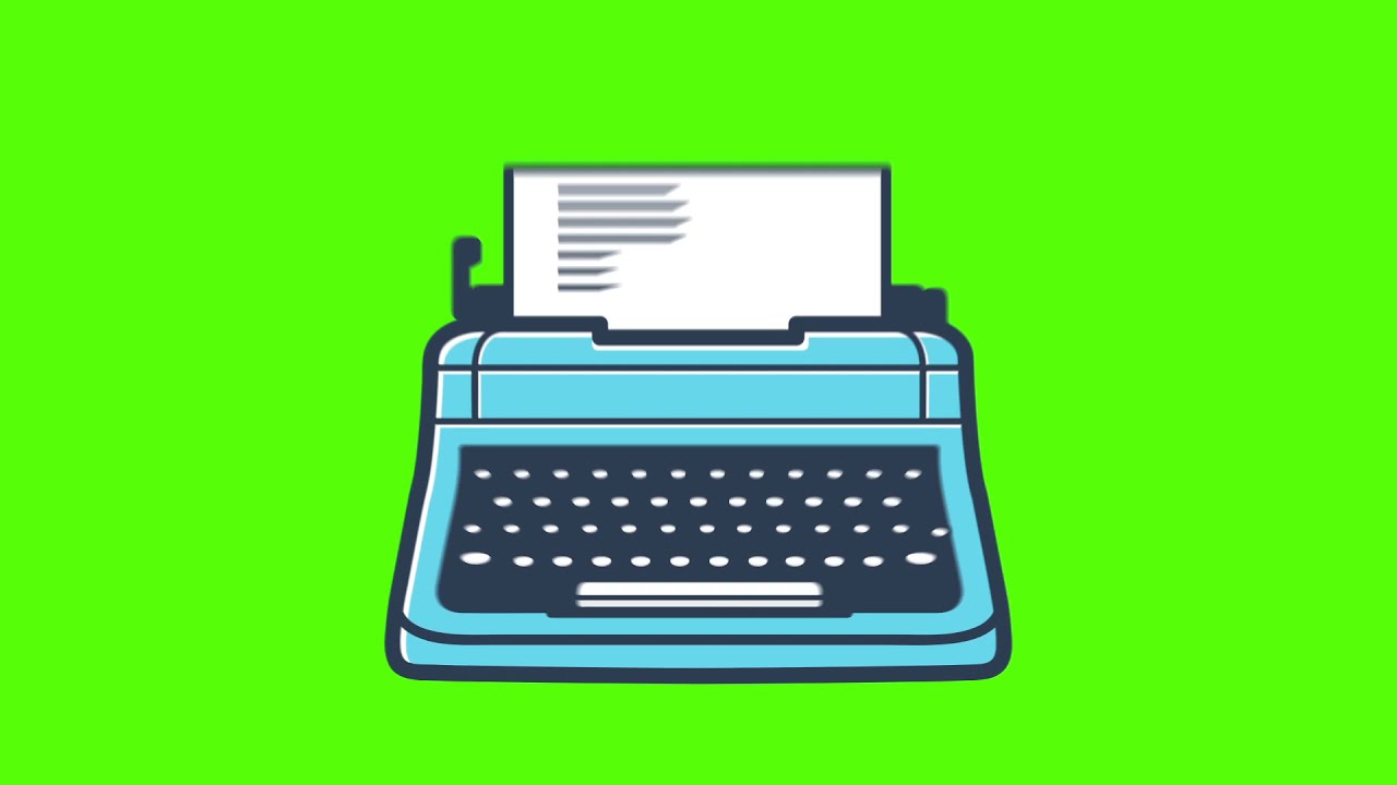 Animated Icons Green Screen Video