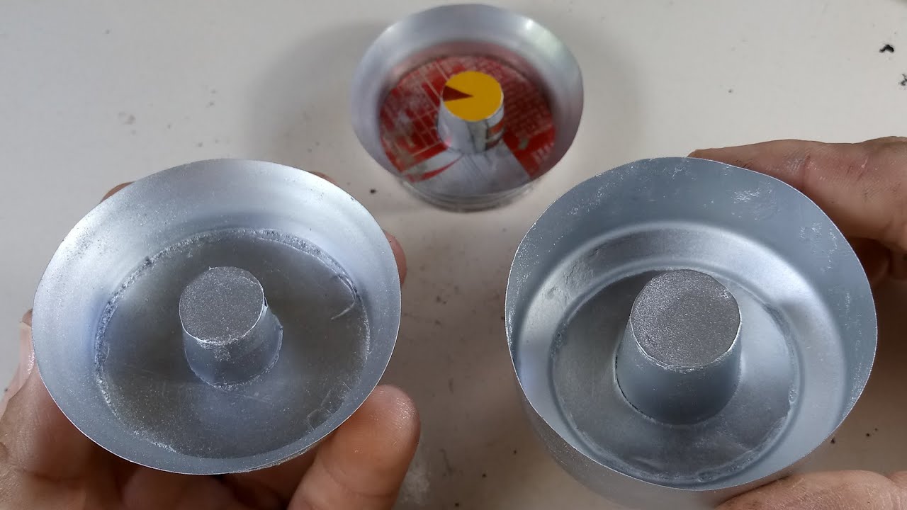 Como fazer forma de bolo de latinha em miniatura