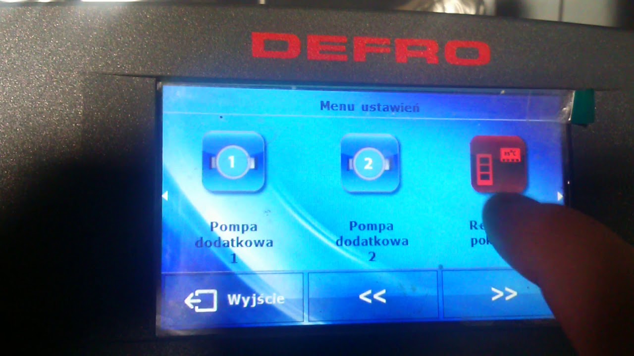 Ustawienia PID Defro Komfort Duo Uni R 15kw K1pv4