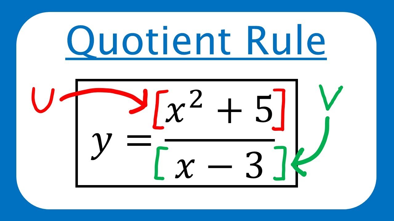 Quotient Rule + FIVE Past Exam Questions! - Edexcel A Level Maths, Differentiation Year 2
