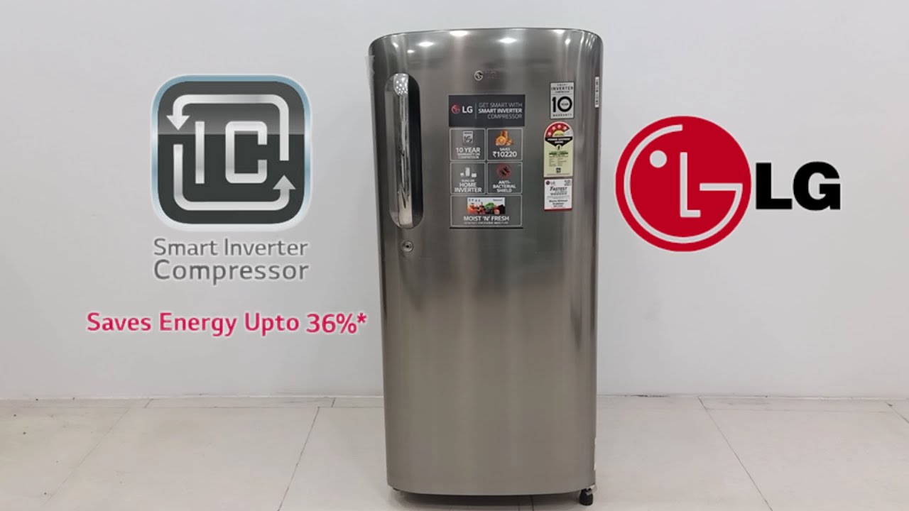 LG Refrigerator | Single Door 190ltr Smart Inverter Compressor | LG GL B-201 APZY| Best Refrigerator