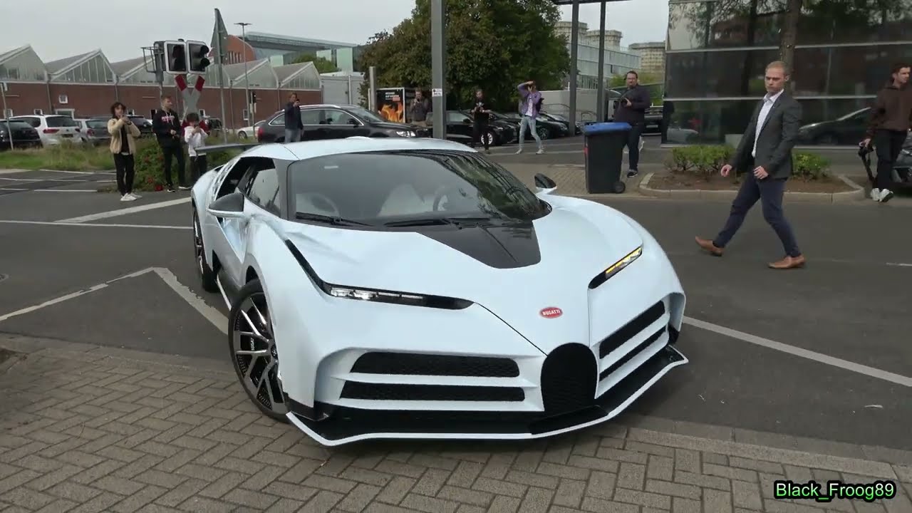 $8 Million Hypercar  Bugatti Centodieci 1 of 10 in Düsseldorf, in Hommage to Bugatti EB 110