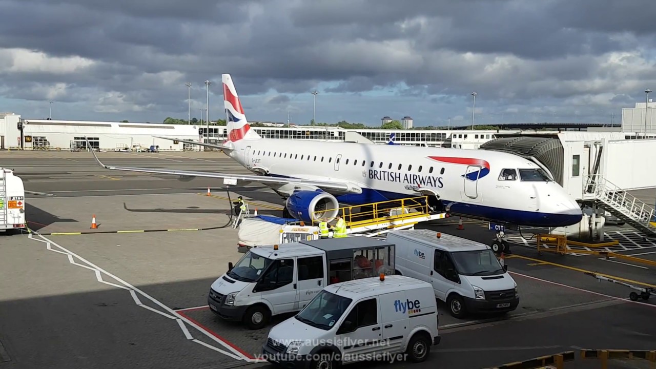 BA Cityflyer E190 ✈ Glasgow to London City BA8729