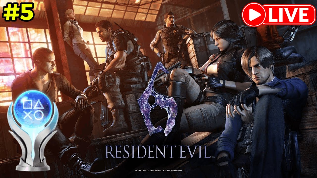 [🏆Platino 153] Resident Evil 6 🎮 Parte 5 / Dying Light 2 🎮 Parte 1