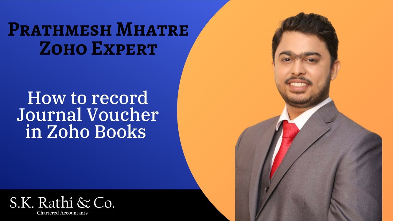 How to record Manual Journals (JVs) in Zoho Books (In Hindi)