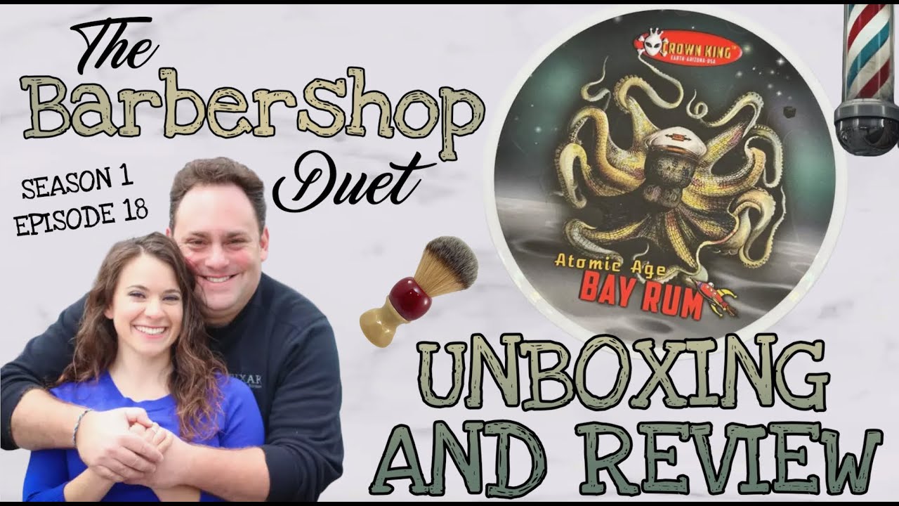 The Barbershop Duet - Atomic Age Bay Rum Shave Soap by Phoenix Artisan Accoutrements Unboxing/Review