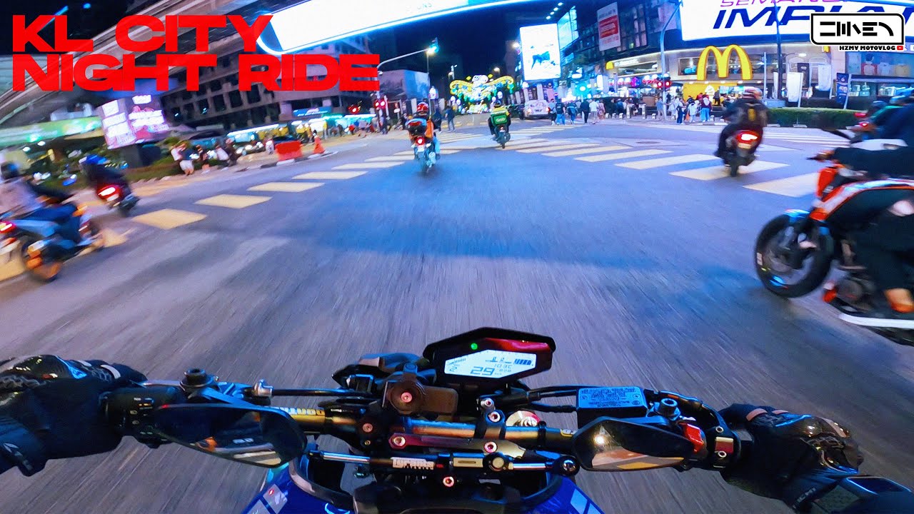 KL CITY AT NIGHT ⚡ | Pure Sound | YAMAHA MT-09 [4K]