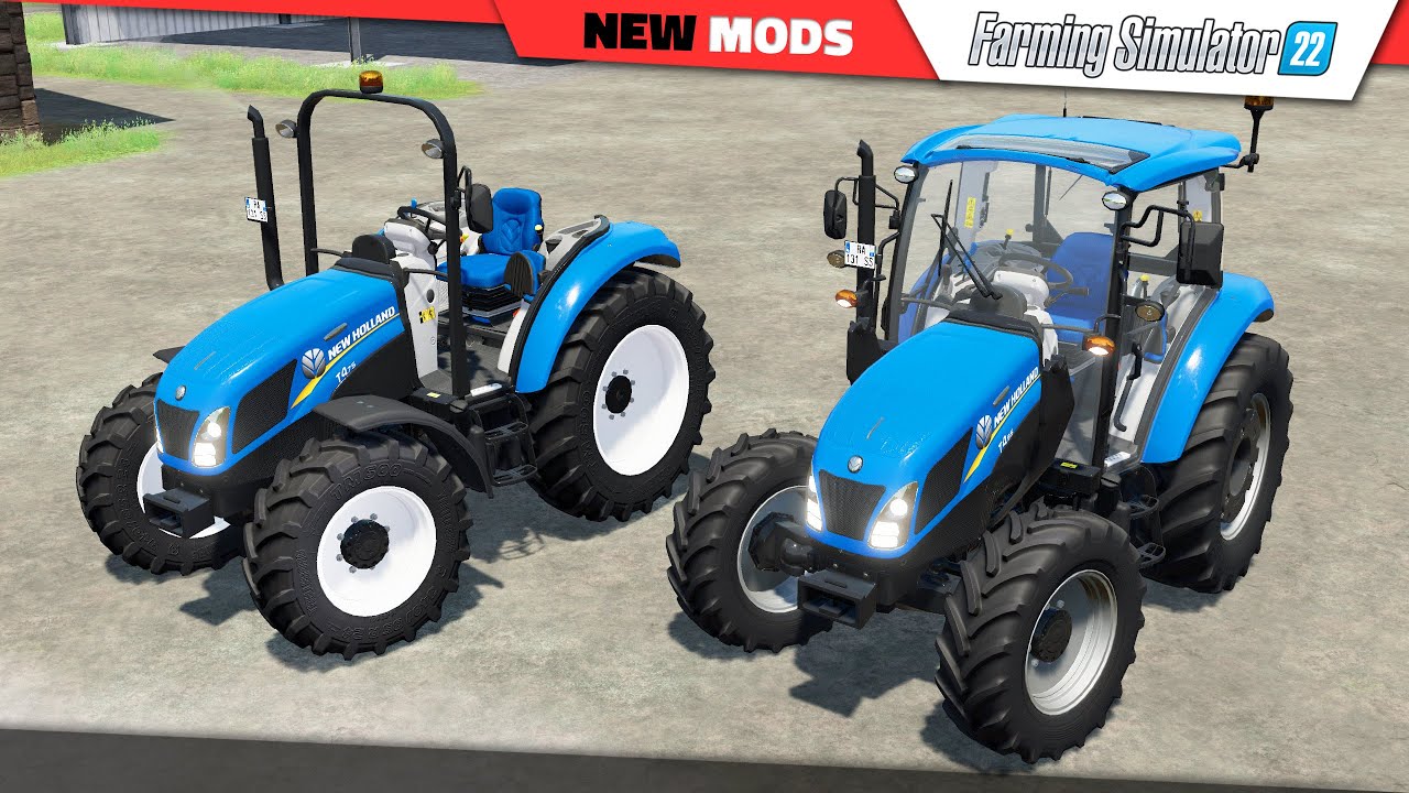 FS22 | New Holland T4 PowerStar Series - Farming Simulator 22 Mods Review 2K