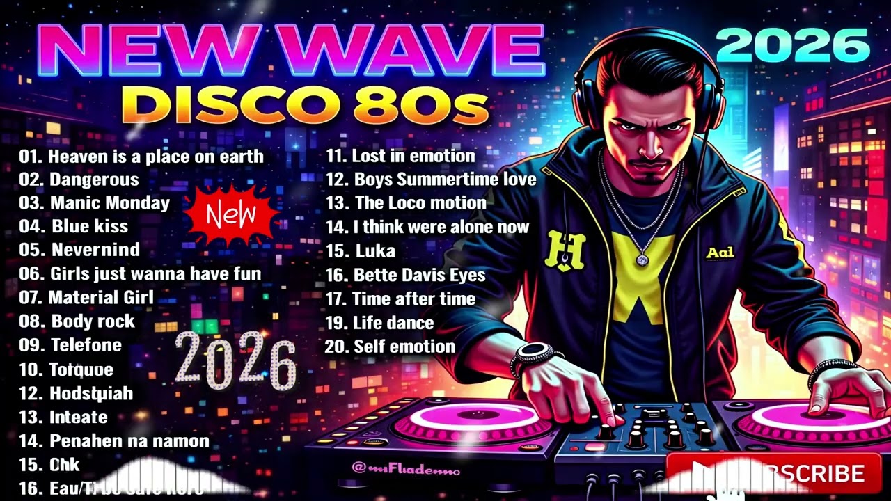 New Nonsstop Most Requested New Wave Disco 80s Nonstop Remix