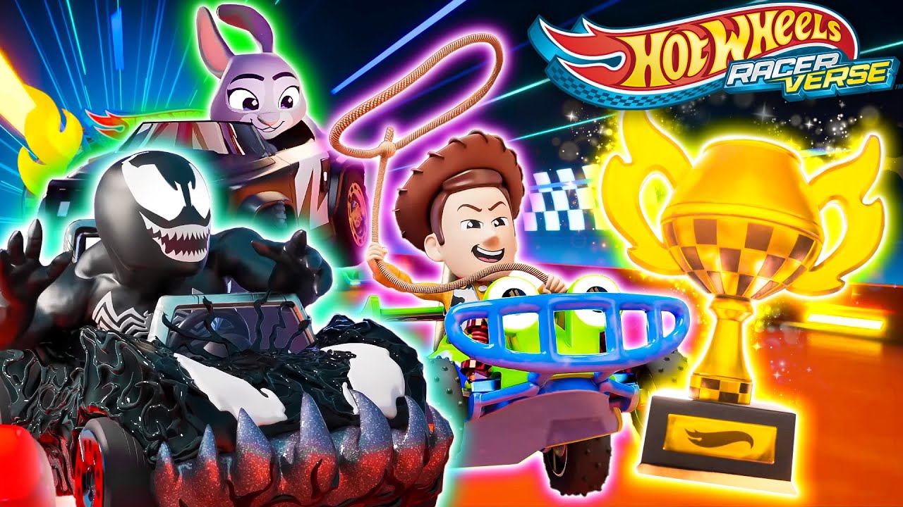 Hot Wheels RacerVerse La batalla por el trofeo | ESPECIAL DE 10 MINUTOS | Hot Wheels
