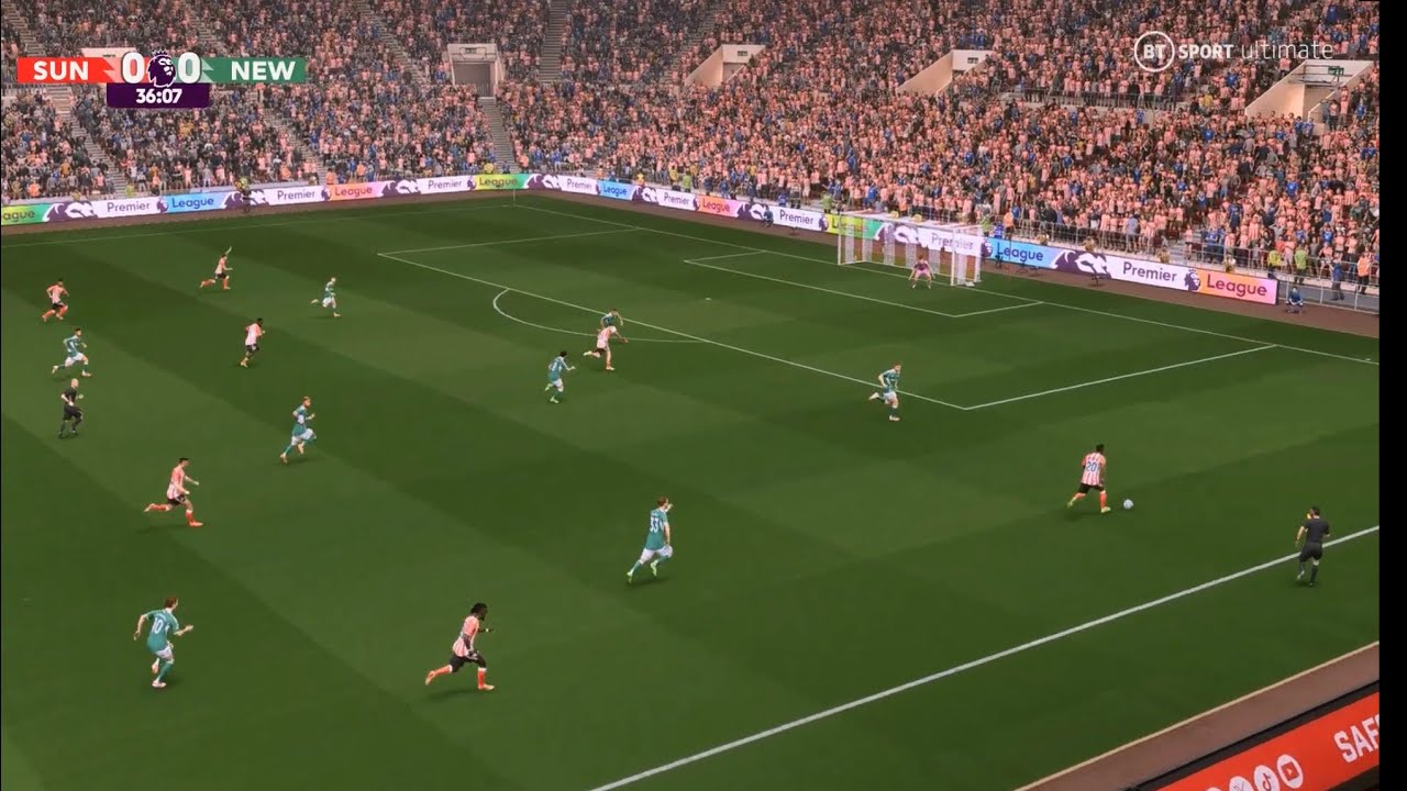 FC 26 REALISTIC FULL MODS | SUNDERLAND VS NEWCASTLE UNITED (ANTH JAMES GAMEPLAY V3)