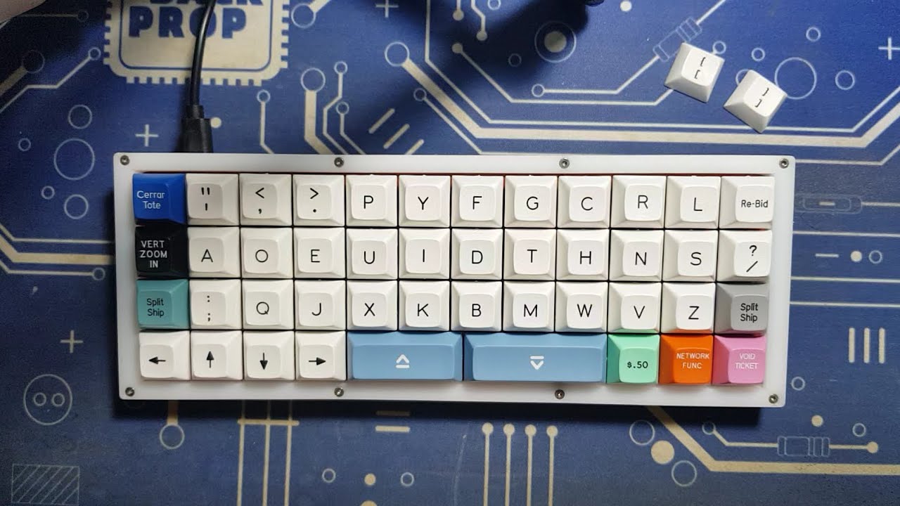 TU40 40% Mechanical Keyboard sound test