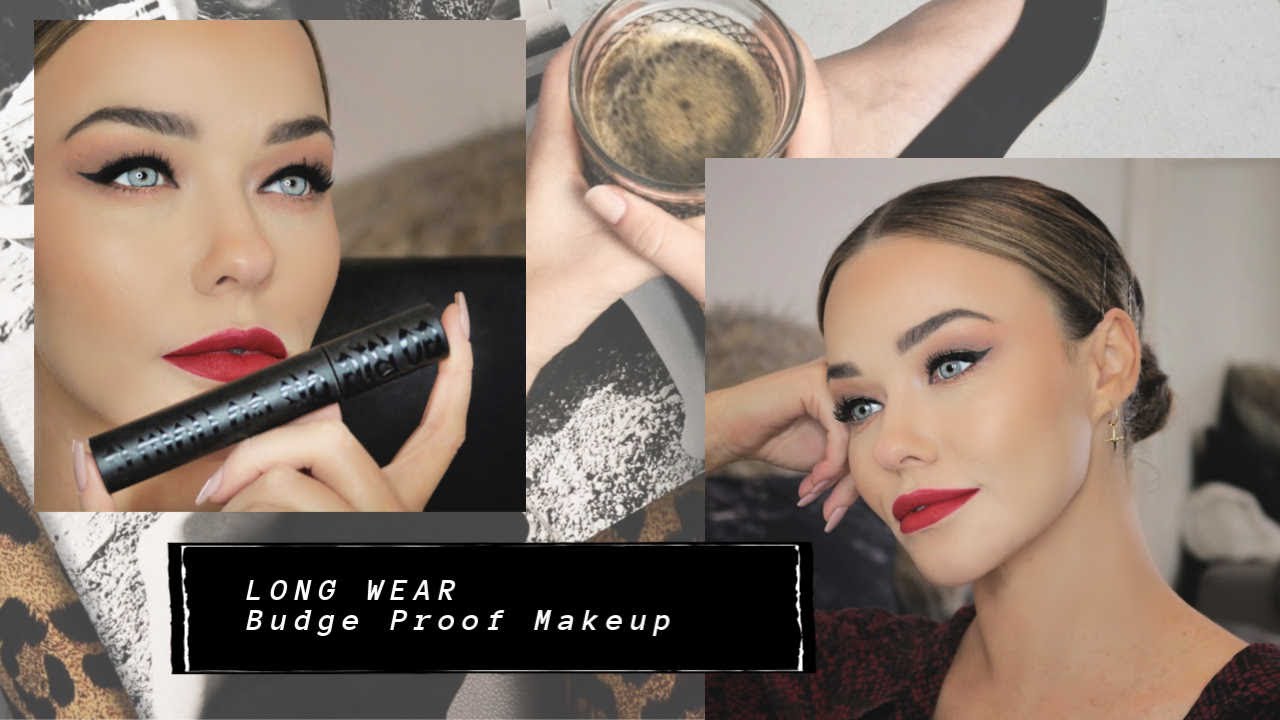 Longwear, Smudge and Sweat Proof Makeup Tutorial | Foundation, Lipstick, Eyeliner, Mascara