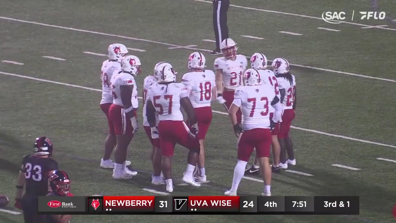 Newberry vs UVA Wise Football Free Live Stream | SAC Football