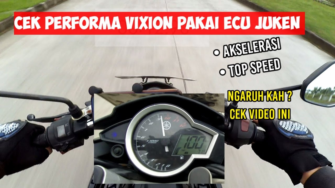 Nyobain ecu juken 3 hyperband di yamaha vixion | cek reviewnya disini | part 2