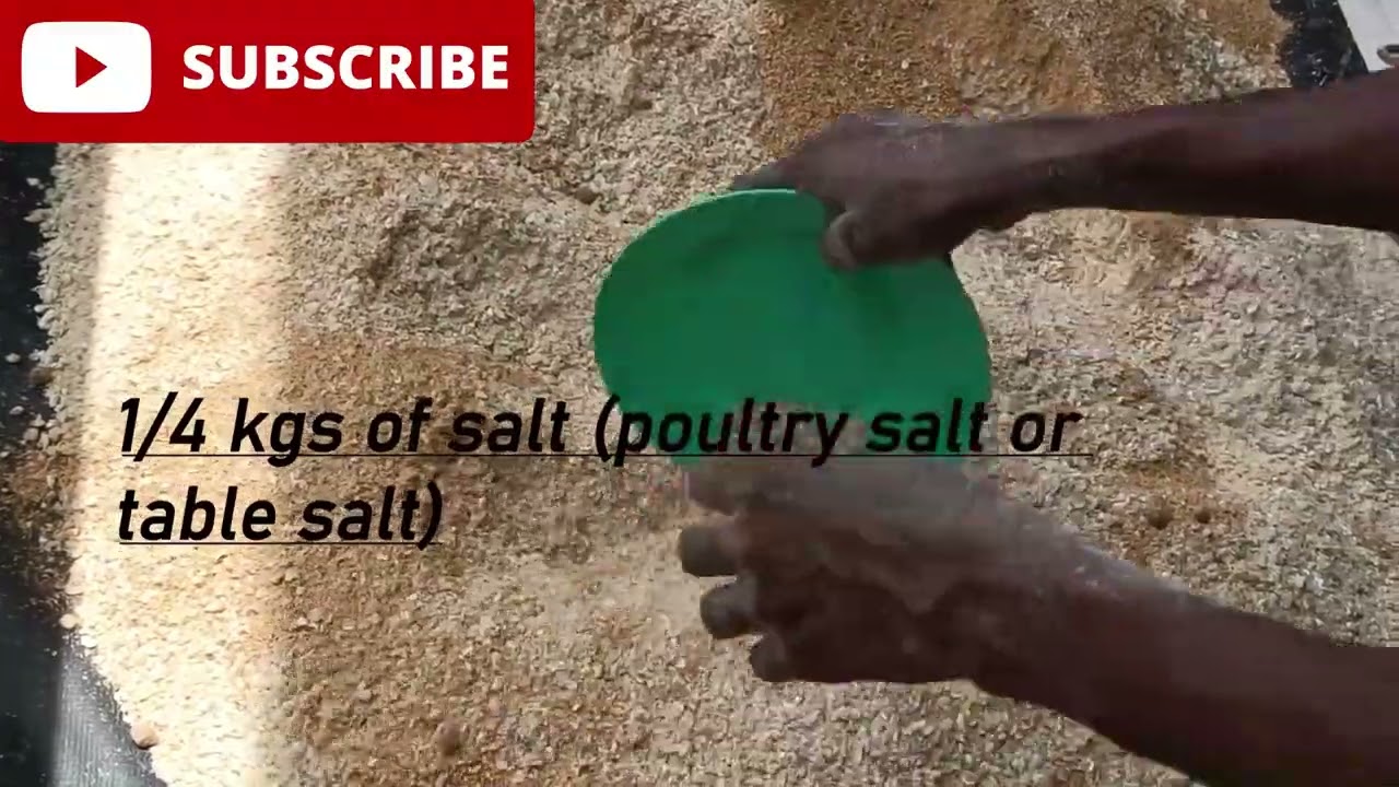 Mixing Cheap poultry feeds at low cost; homemade feeds formulation for broilers, local hen & layers
