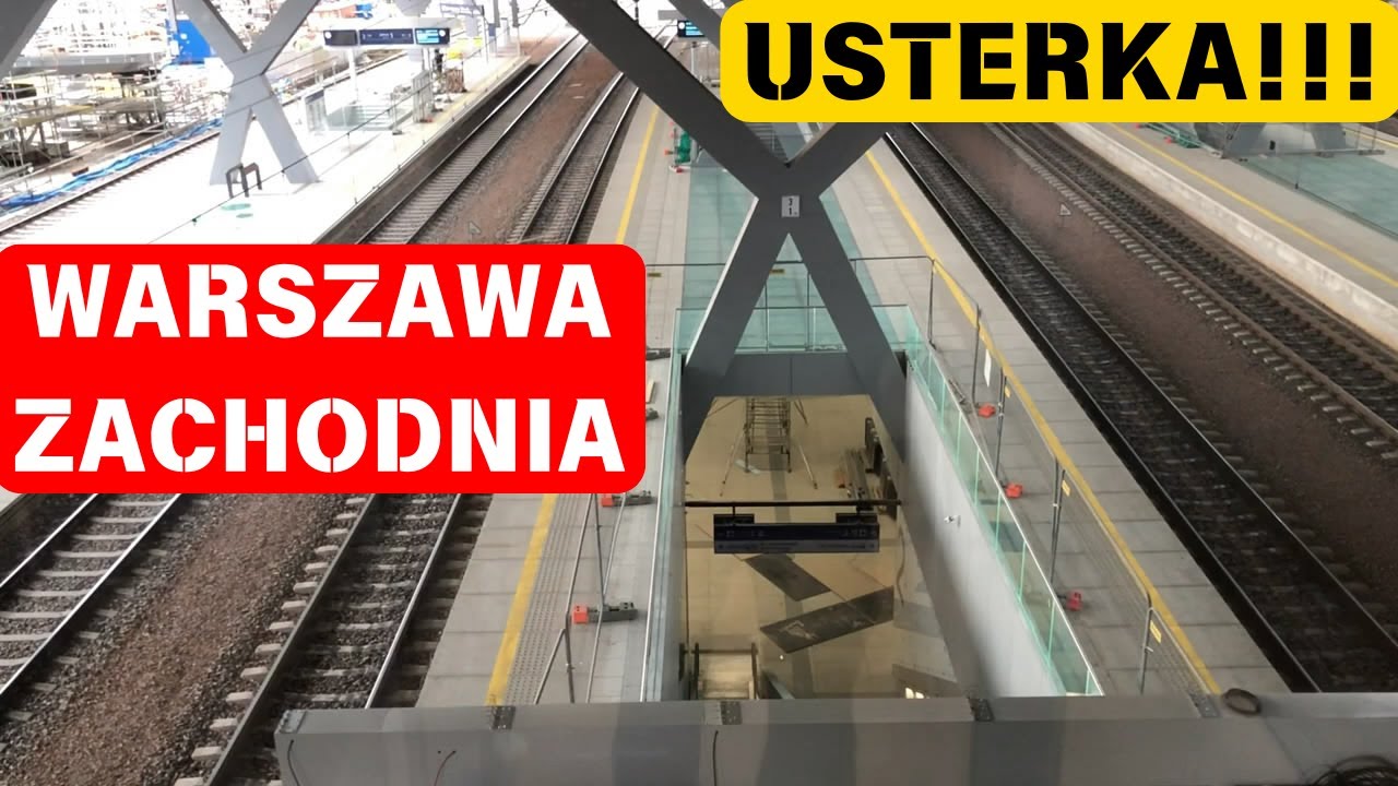 Warszawa Zachodnia budowa: windy oddane - a jedna już popsuta!