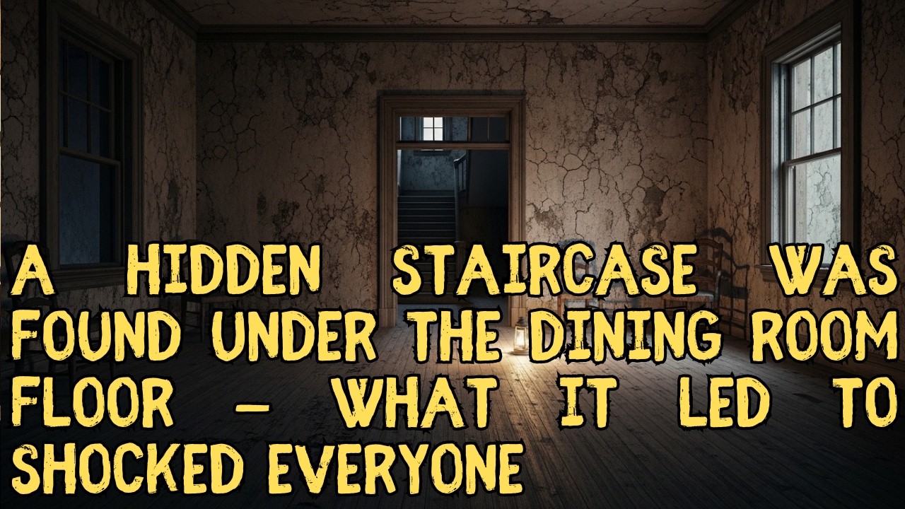 A Hidden Staircase Was Found Under the Dining Room Floor — What It Led To Shocked Everyone