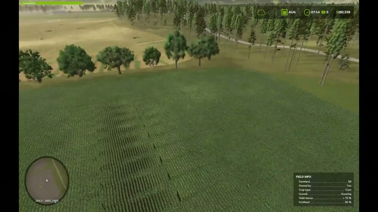Uncharted Valley 3.1 Update - 4x Map - Row Crop System Ready - Farming Simulator 25 FS25