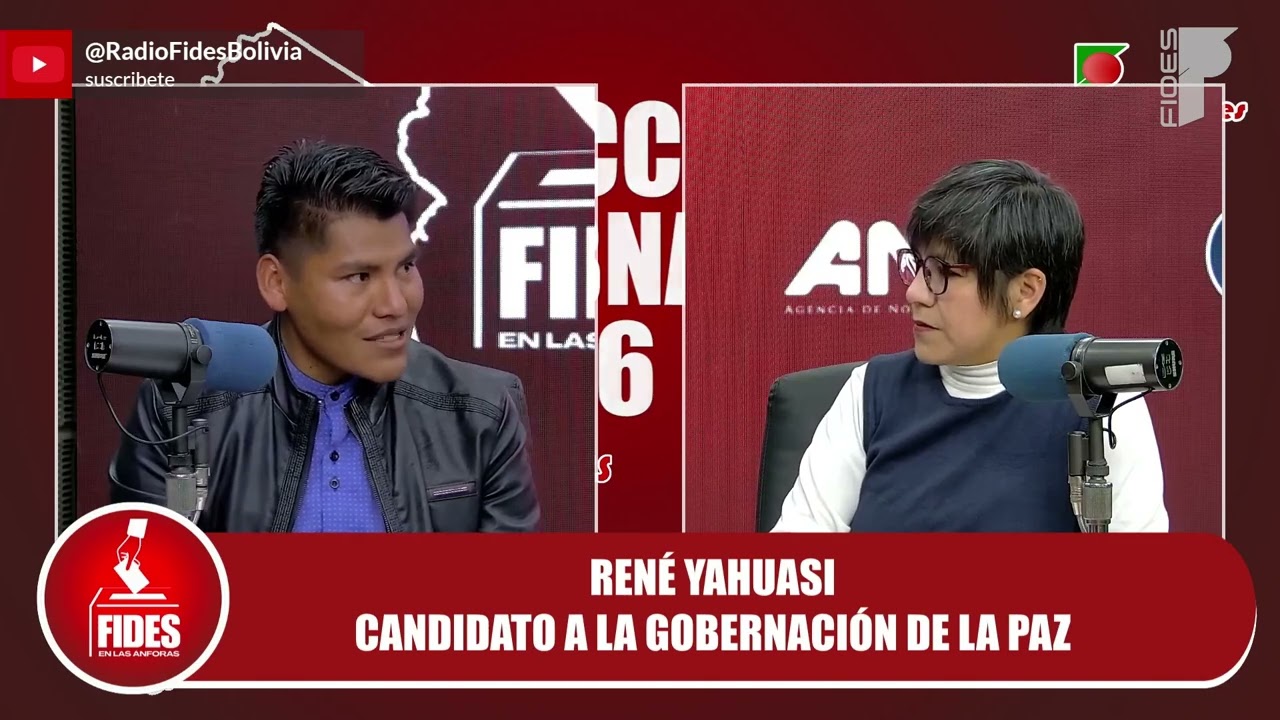 Fides en las Ánforas: Entrevista a René Yahuasi, candidato a la gobernación de La Paz