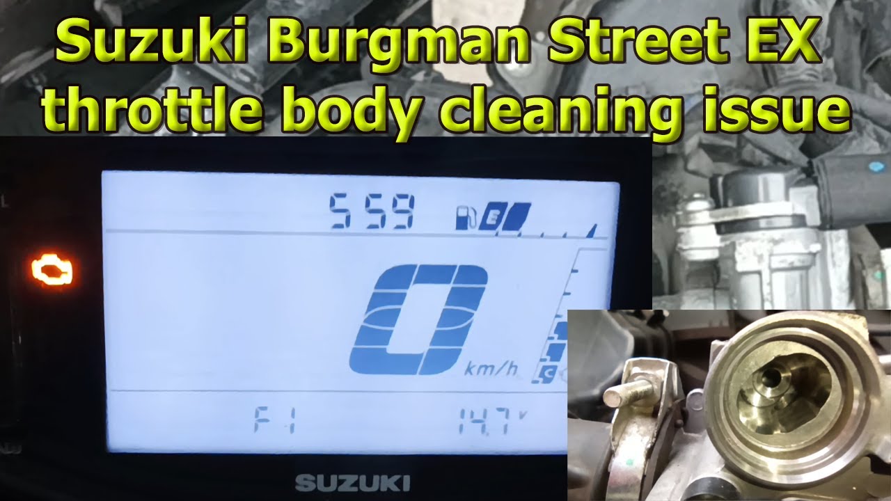 Suzuki Burgman Street EX issue after throttle body cleaning